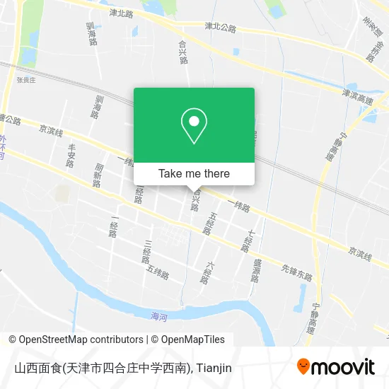 山西面食(天津市四合庄中学西南) map