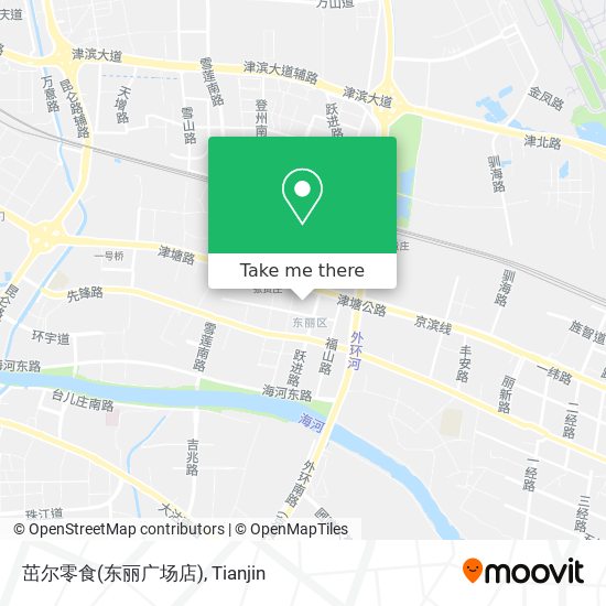 茁尔零食(东丽广场店) map