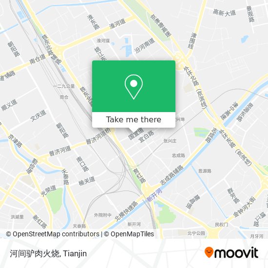河间驴肉火烧 map