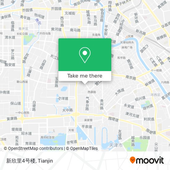 新欣里4号楼 map