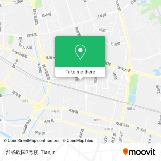 舒畅欣园7号楼 map