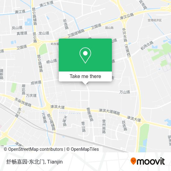 舒畅嘉园-东北门 map