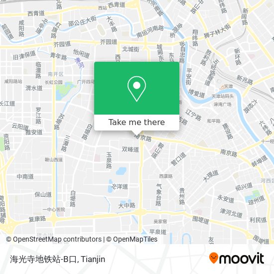 海光寺地铁站-B口 map