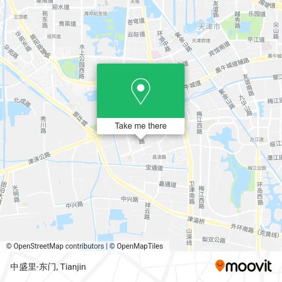 中盛里-东门 map