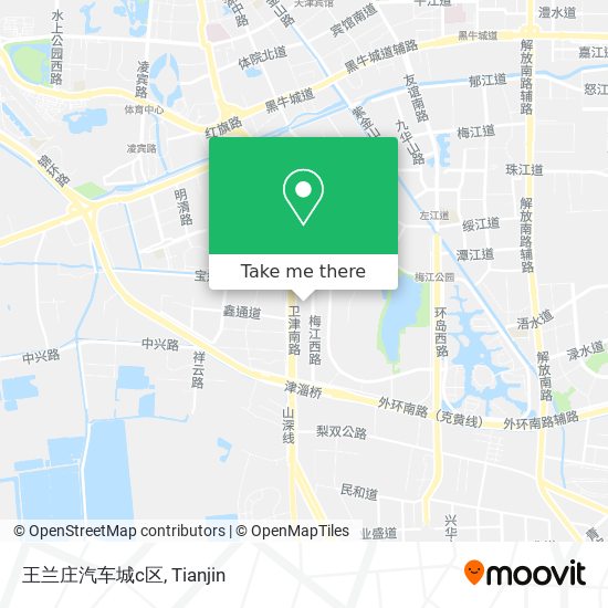 王兰庄汽车城c区 map