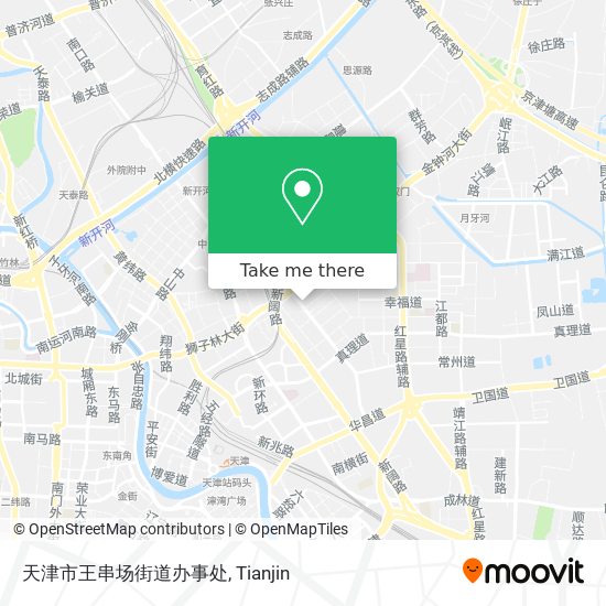 天津市王串场街道办事处 map