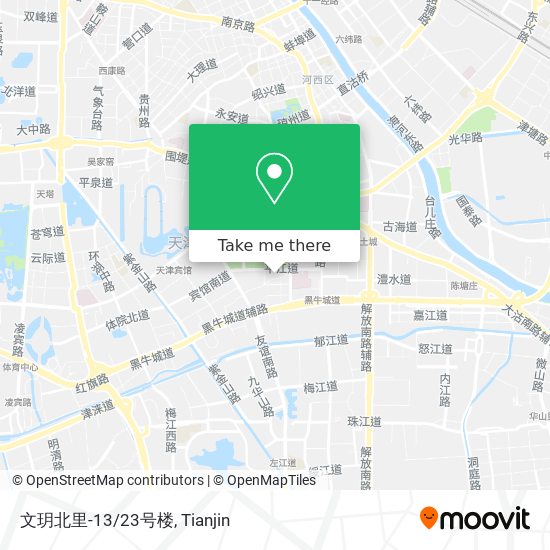 文玥北里-13/23号楼 map