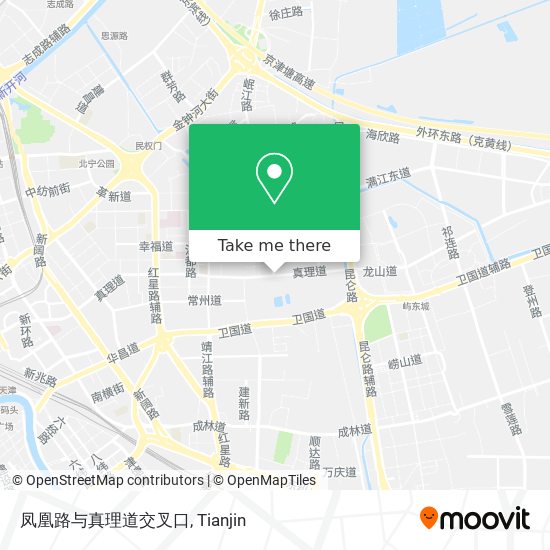 凤凰路与真理道交叉口 map