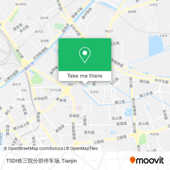 TSDI铁三院分部停车场 map