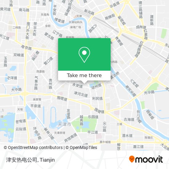 津安热电公司 map