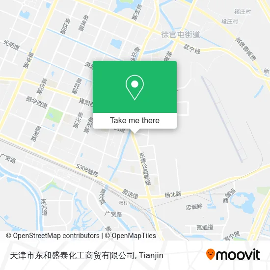 天津市东和盛泰化工商贸有限公司 map