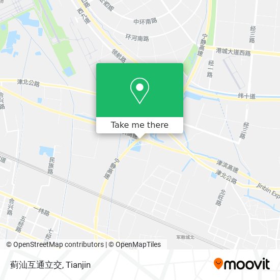 蓟汕互通立交 map