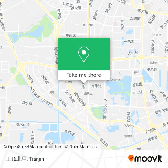 王顶北里 map