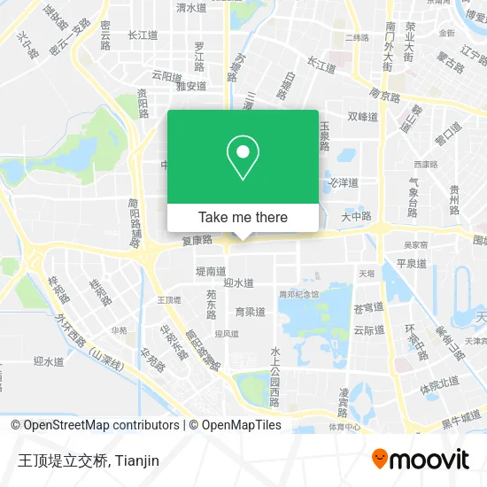 王顶堤立交桥 map