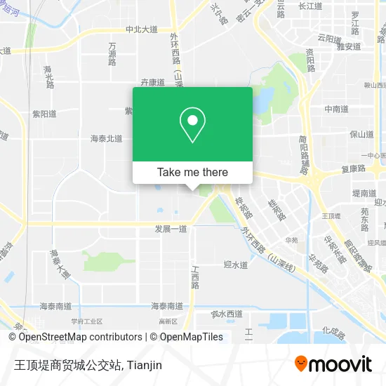王顶堤商贸城公交站 map