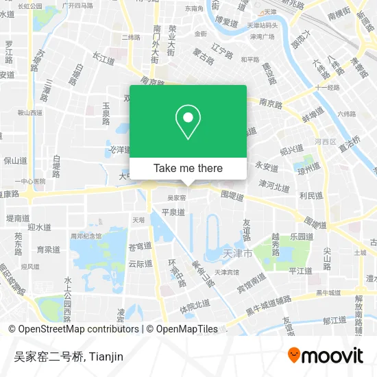 吴家窑二号桥 map