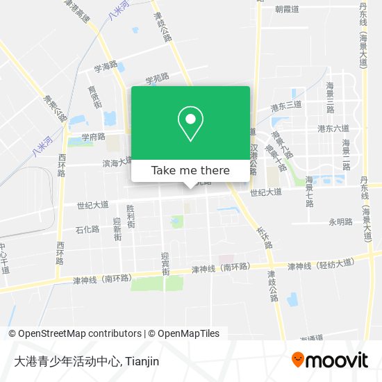 大港青少年活动中心 map