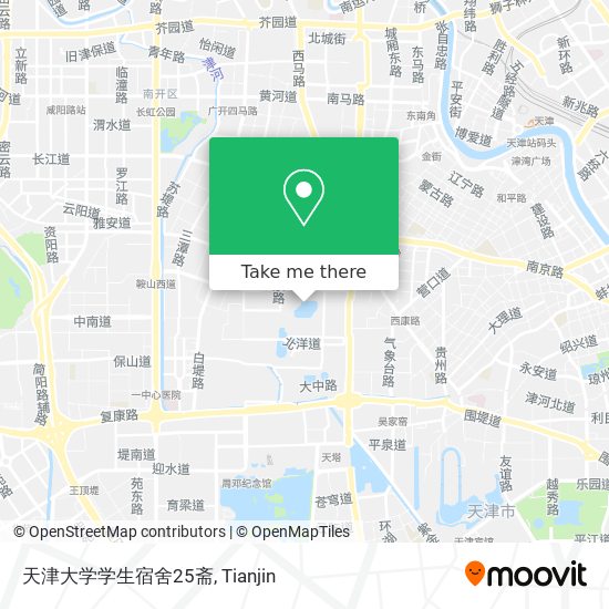 天津大学学生宿舍25斋 map