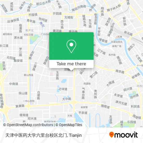 天津中医药大学六里台校区北门 map
