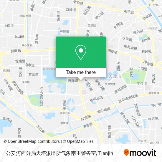 公安河西分局天塔派出所气象南里警务室 map