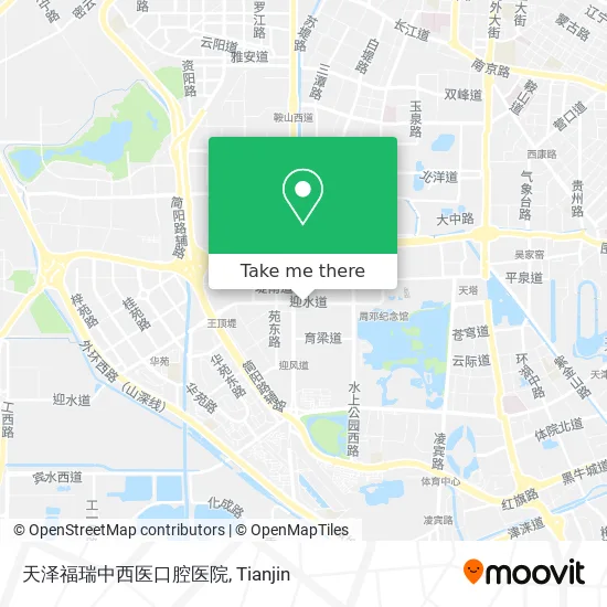 天泽福瑞中西医口腔医院 map