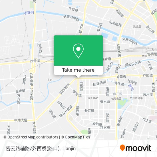 密云路辅路/芥西桥(路口) map