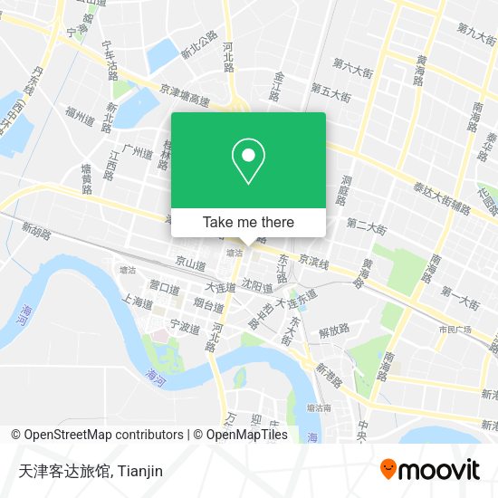 天津客达旅馆 map