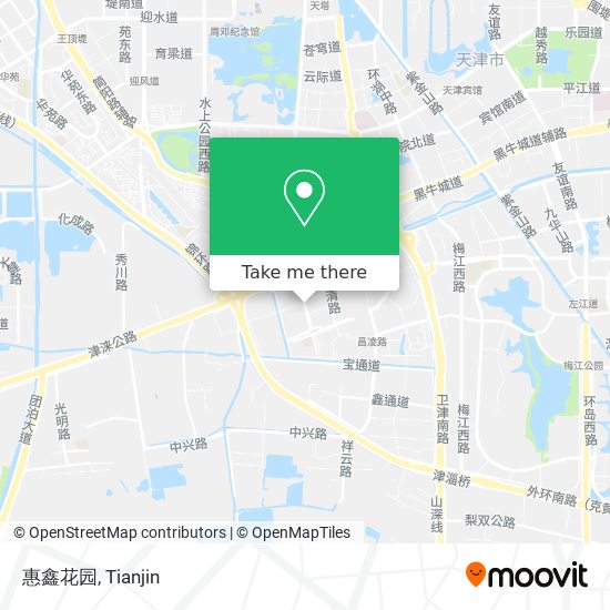惠鑫花园 map