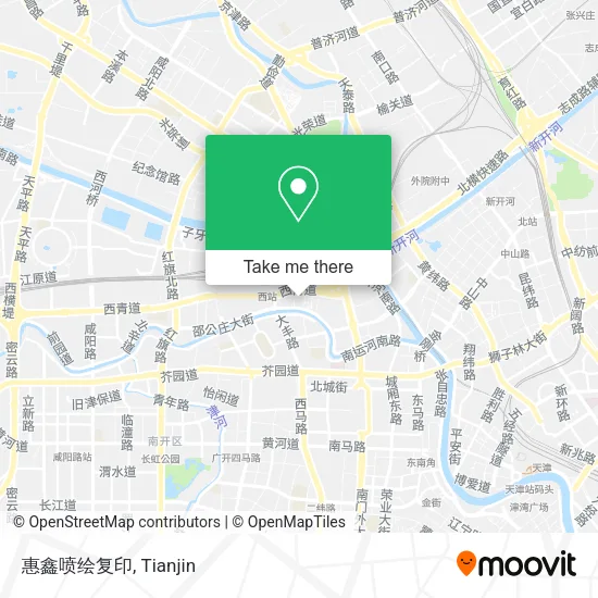 惠鑫喷绘复印 map