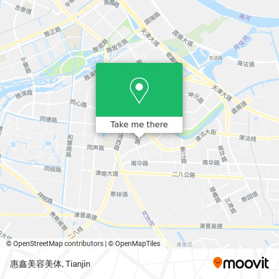 惠鑫美容美体 map