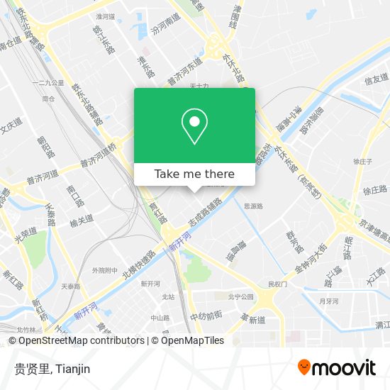贵贤里 map