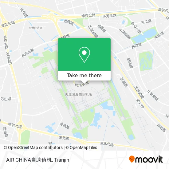 AIR CHINA自助值机 map