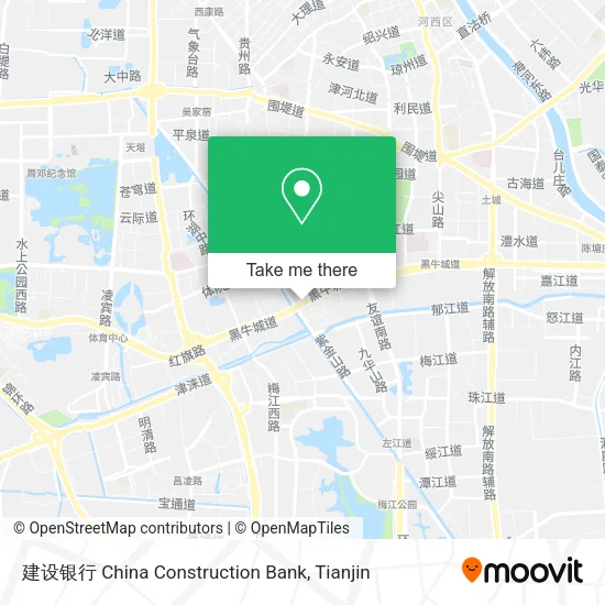 建设银行 China Construction Bank map
