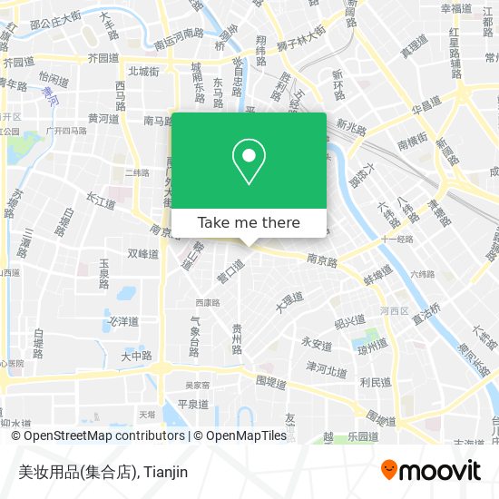 美妆用品(集合店) map