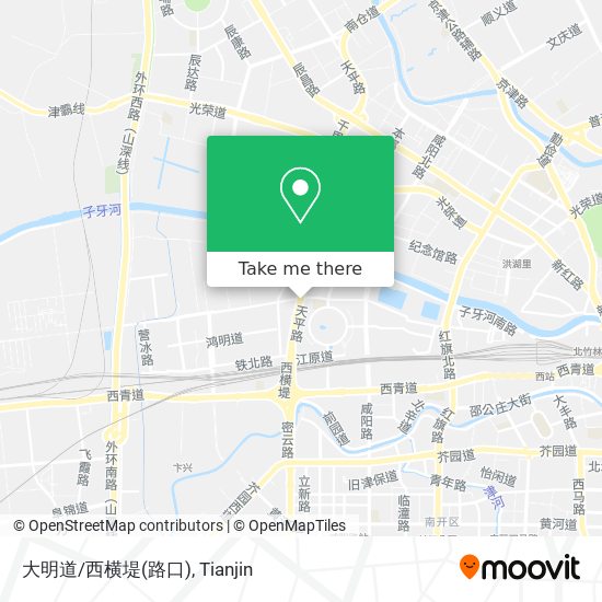 大明道/西横堤(路口) map
