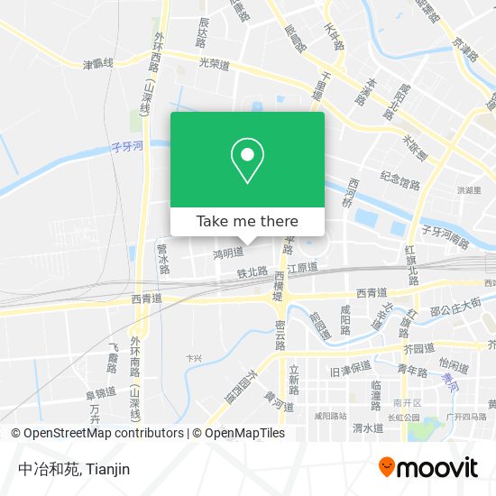 中冶和苑 map