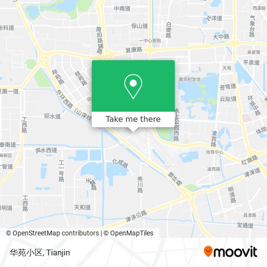 华苑小区 map