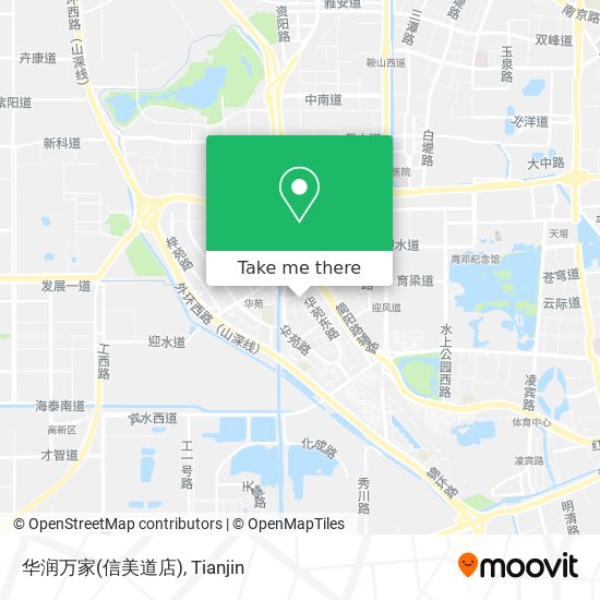 华润万家(信美道店) map