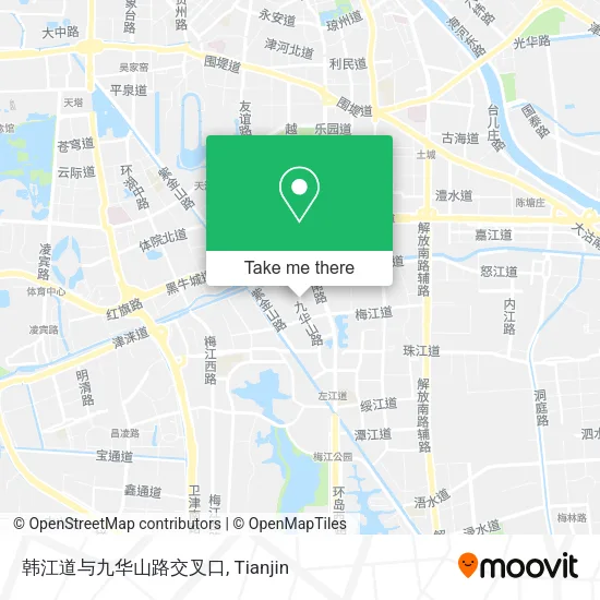 韩江道与九华山路交叉口 map
