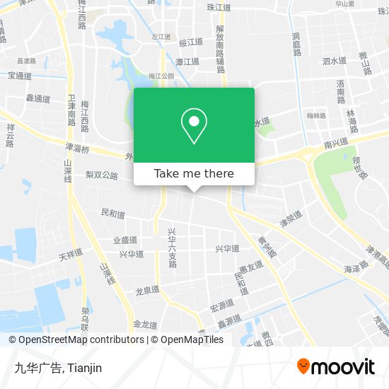 九华广告 map