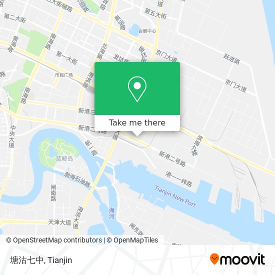 塘沽七中 map