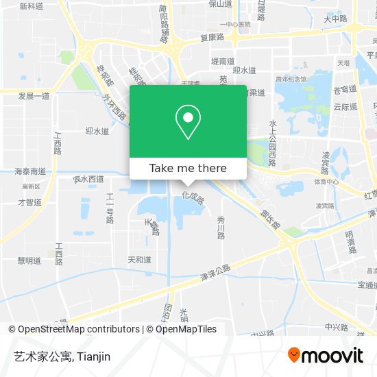艺术家公寓 map