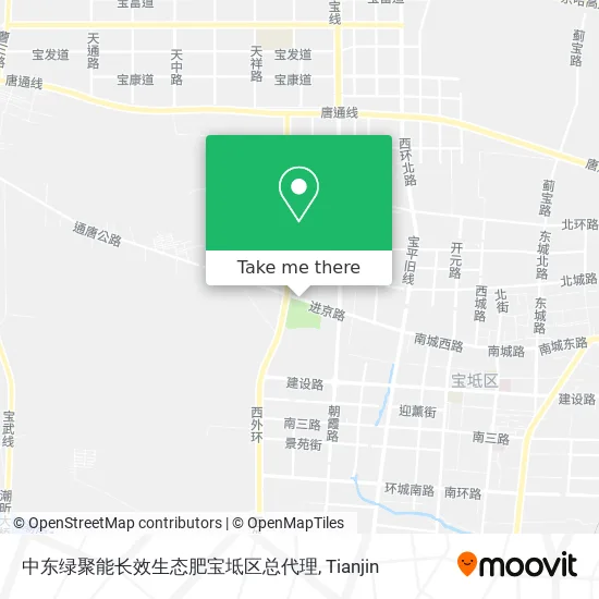中东绿聚能长效生态肥宝坻区总代理 map