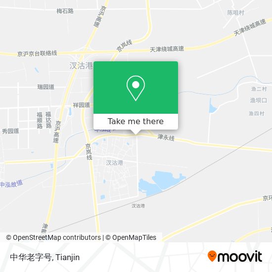 中华老字号 map