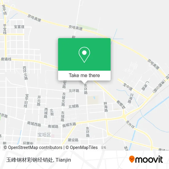 玉峰钢材彩钢经销处 map