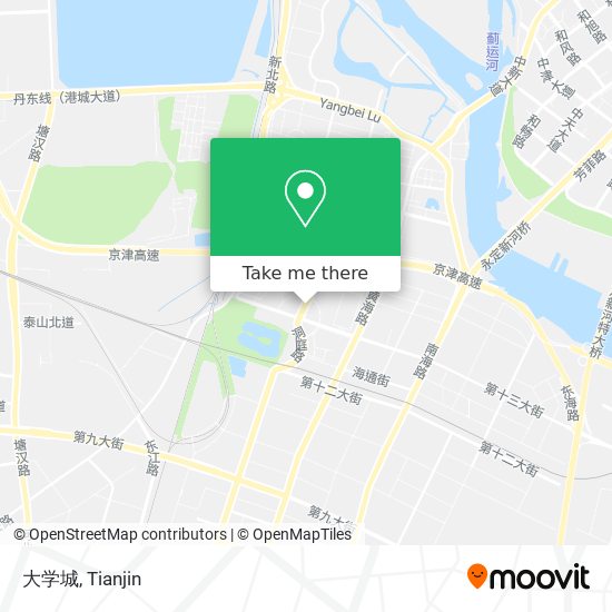 大学城 map
