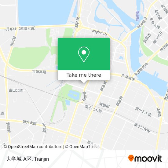 大学城-A区 map