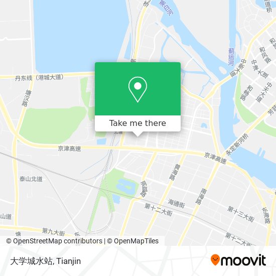 大学城水站 map