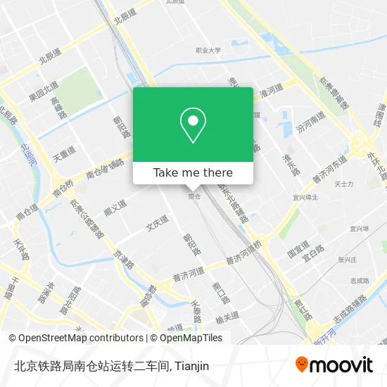 北京铁路局南仓站运转二车间 map