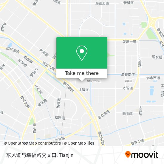 东风道与幸福路交叉口 map